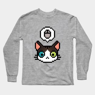 Pixel cat Long Sleeve T-Shirt